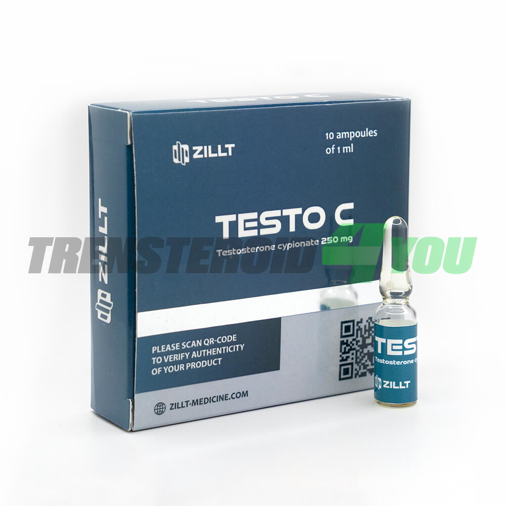 Testo C Zillt Medicine Testosterone Cypionate 250 mg/ml