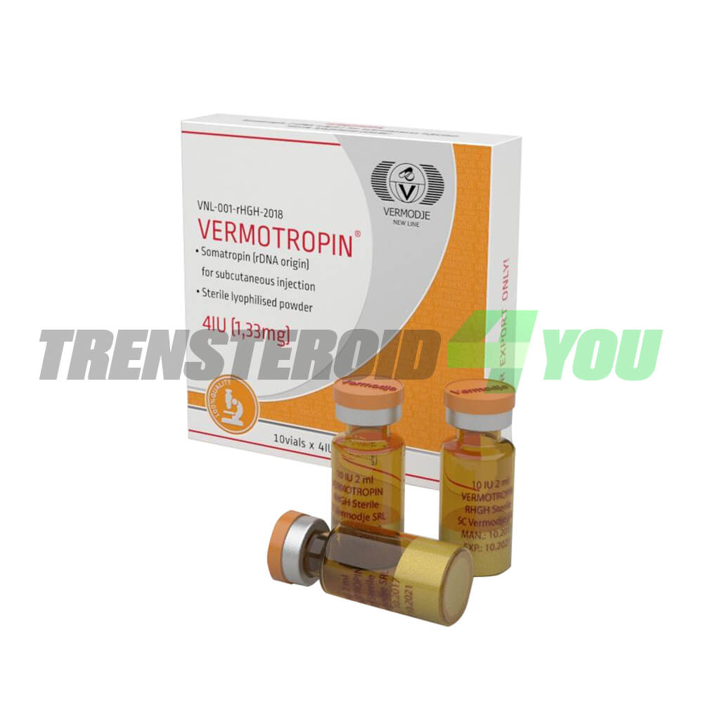 Vermotropin Vermodje Somatropin 4 IU